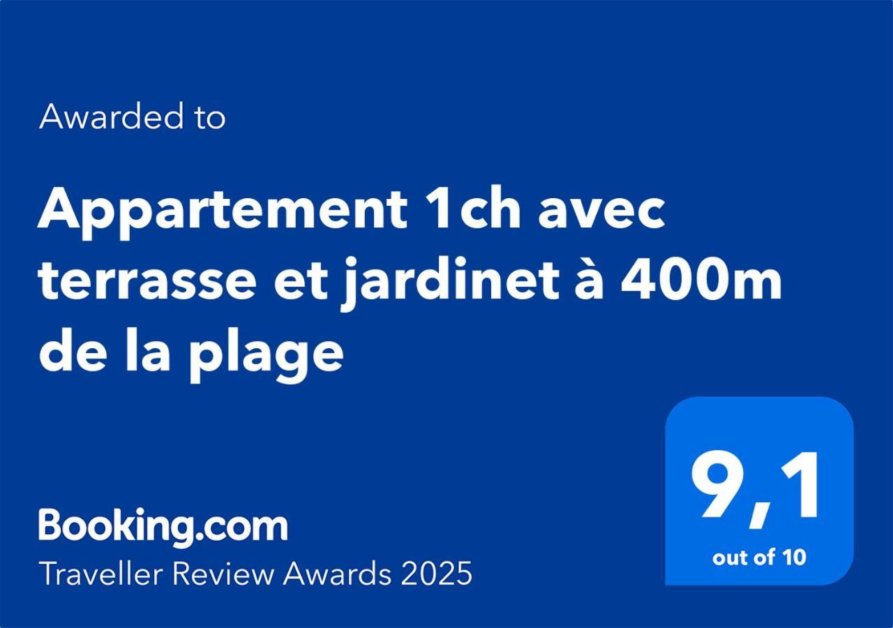 Appartement 1Ch Avec Terrasse Et Jardinet A 400M De La Plage キャバレール・シュル・メール エクステリア 写真